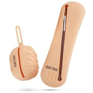 Travel Makeup Brush Holder and Makeup Sponge Holder Set